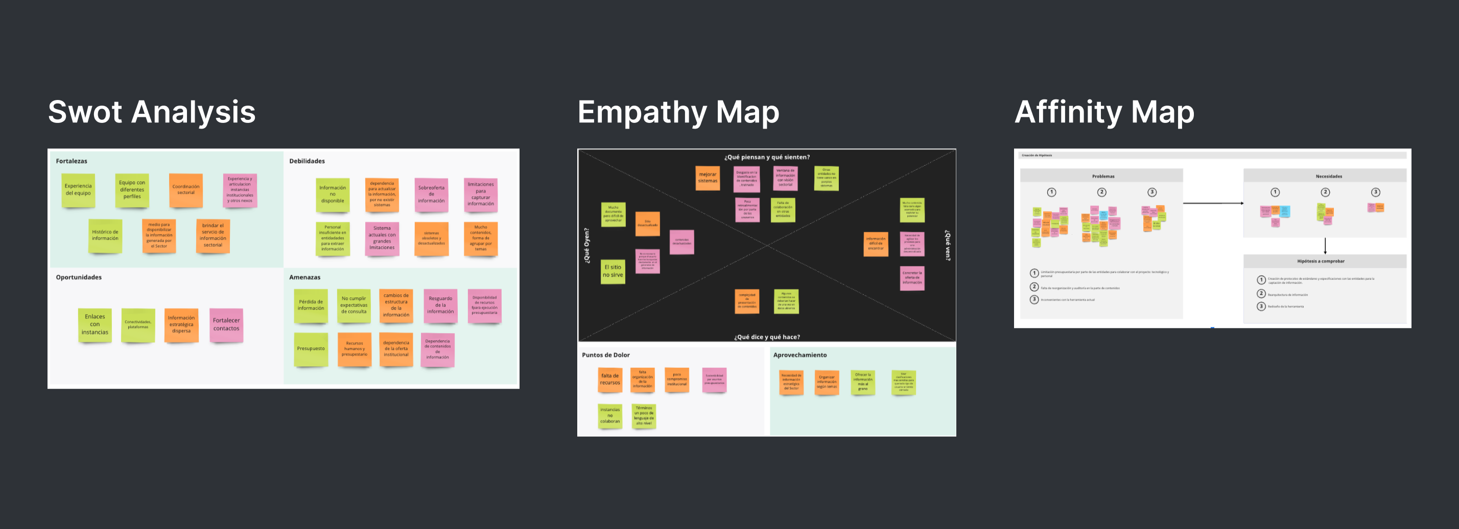 InfoAgro SWOT Analysis Empathy Map User Interviews