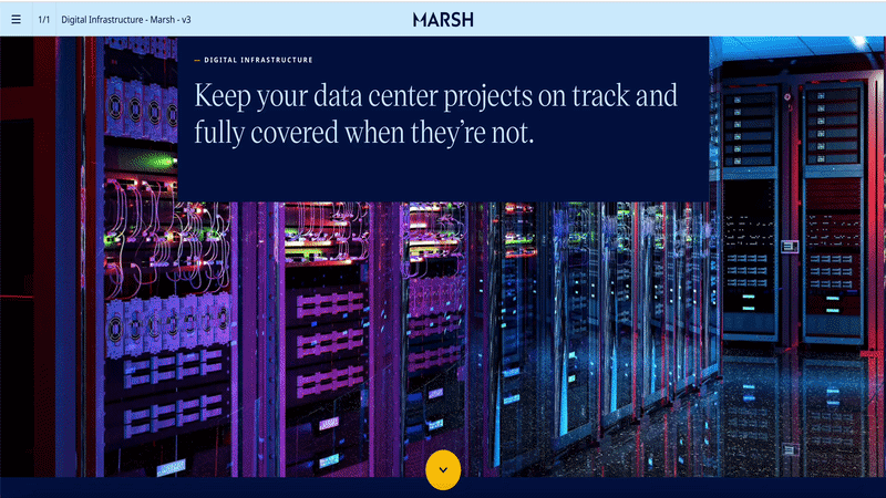 Foleon production page walkthrough — full scroll showing parallax hero, sticky navigation, phase cards, and all sections in the live environment