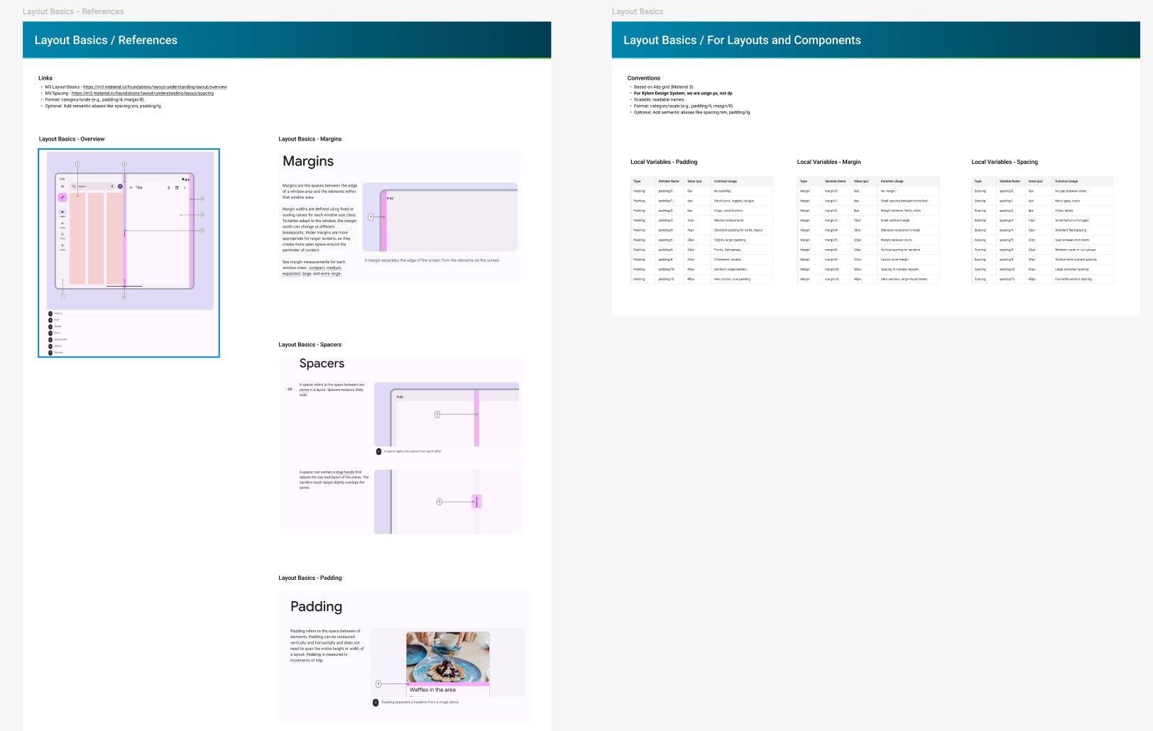 Layout Basics — Margins, Spacers, Padding with Local Variables